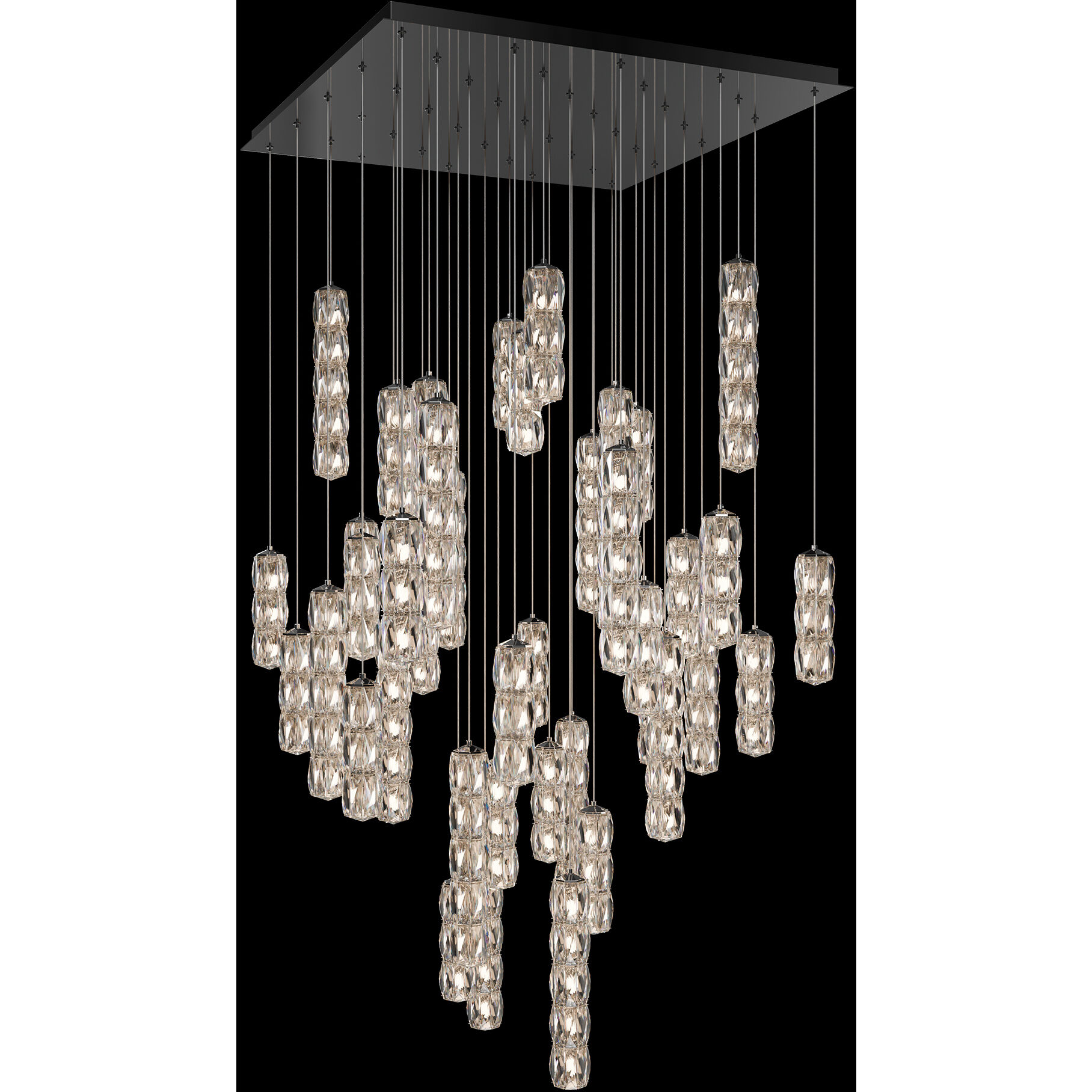 Signature Verve LED Polished Stainless Steel Multi-Light Pendant Ceiling Light