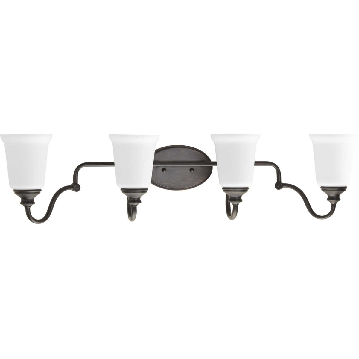 Oxford 4 Light 34 inch Venetian Bronze Bath Vanity Wall Light, Design Series