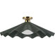 Furrow 1 Light 25 inch Pine Green Semi-Flush Mount Ceiling Light