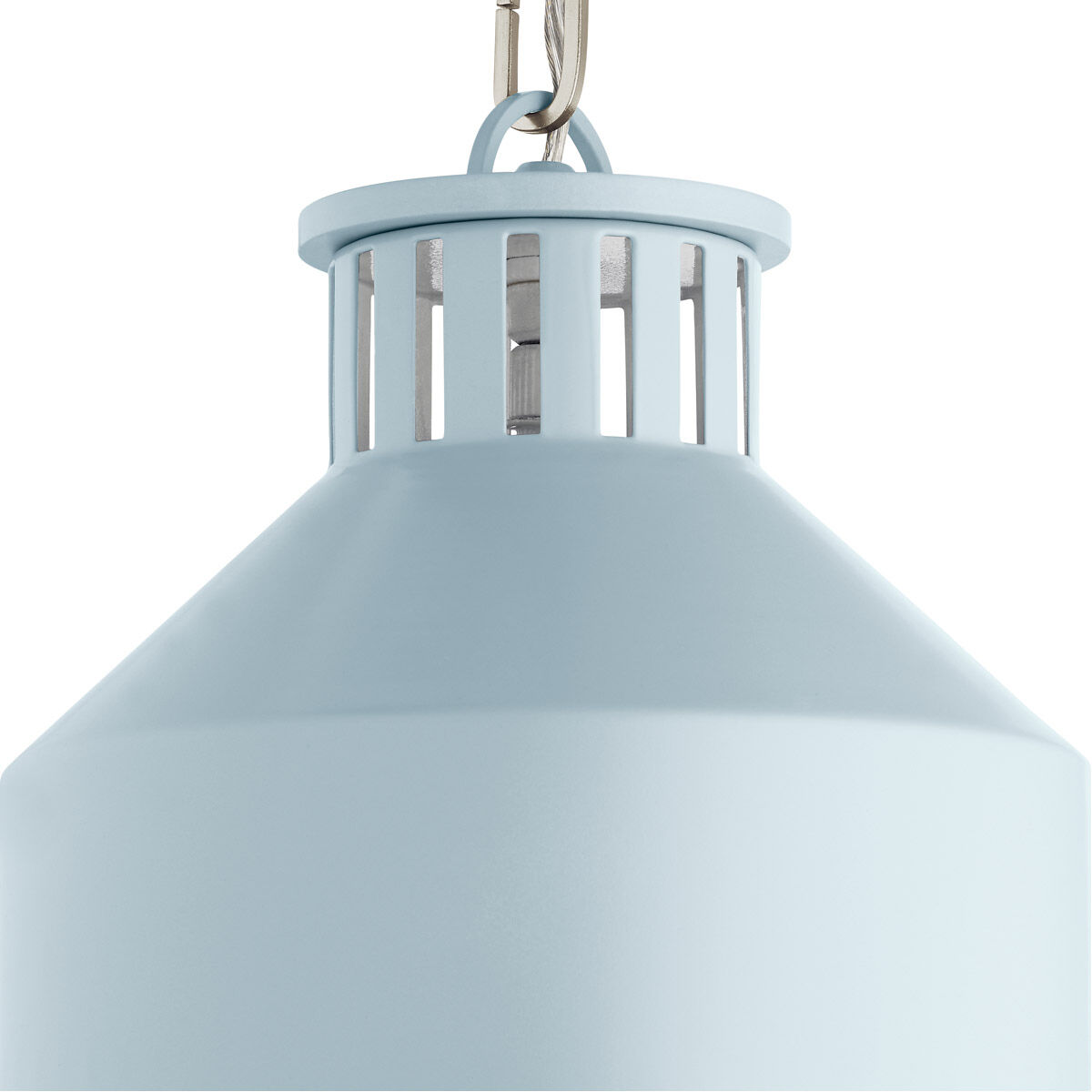 Montauk 1 Light 8.5 inch Light Blue Mini Pendant Ceiling Light