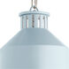 Montauk 1 Light 8.5 inch Light Blue Mini Pendant Ceiling Light