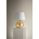 Thea 22.75 inch 60 watt Aged Brass Table Lamp Portable Light