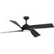 Horizon 56 inch Matte Black Ceiling Fan