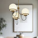 Alora Mood Alba 3 Light 22.88 inch Aged Gold Chandelier Ceiling Light