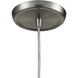 Tulare 1 Light 7 inch Satin Nickel Pendant Ceiling Light