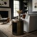 Chrysler 24 X 20 inch Aged Brass Side Table
