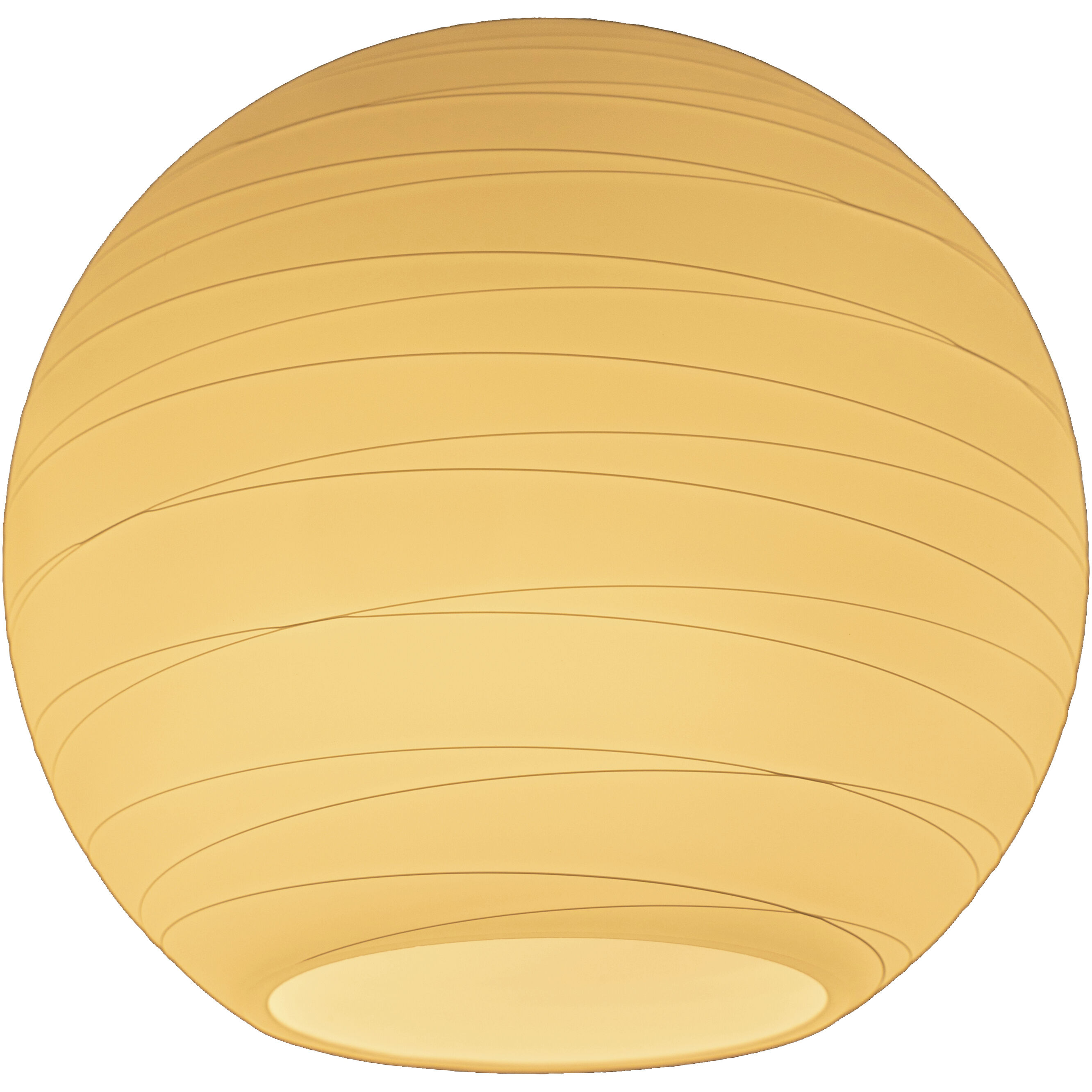 Japanese 8 inch Glass Lantern Ceiling Light