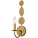 Layla Bath Sconce Wall Light in Antique Gold