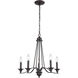 Farmington 5 Light 21 inch Oil Rubbed Bronze Chandelier Ceiling Light