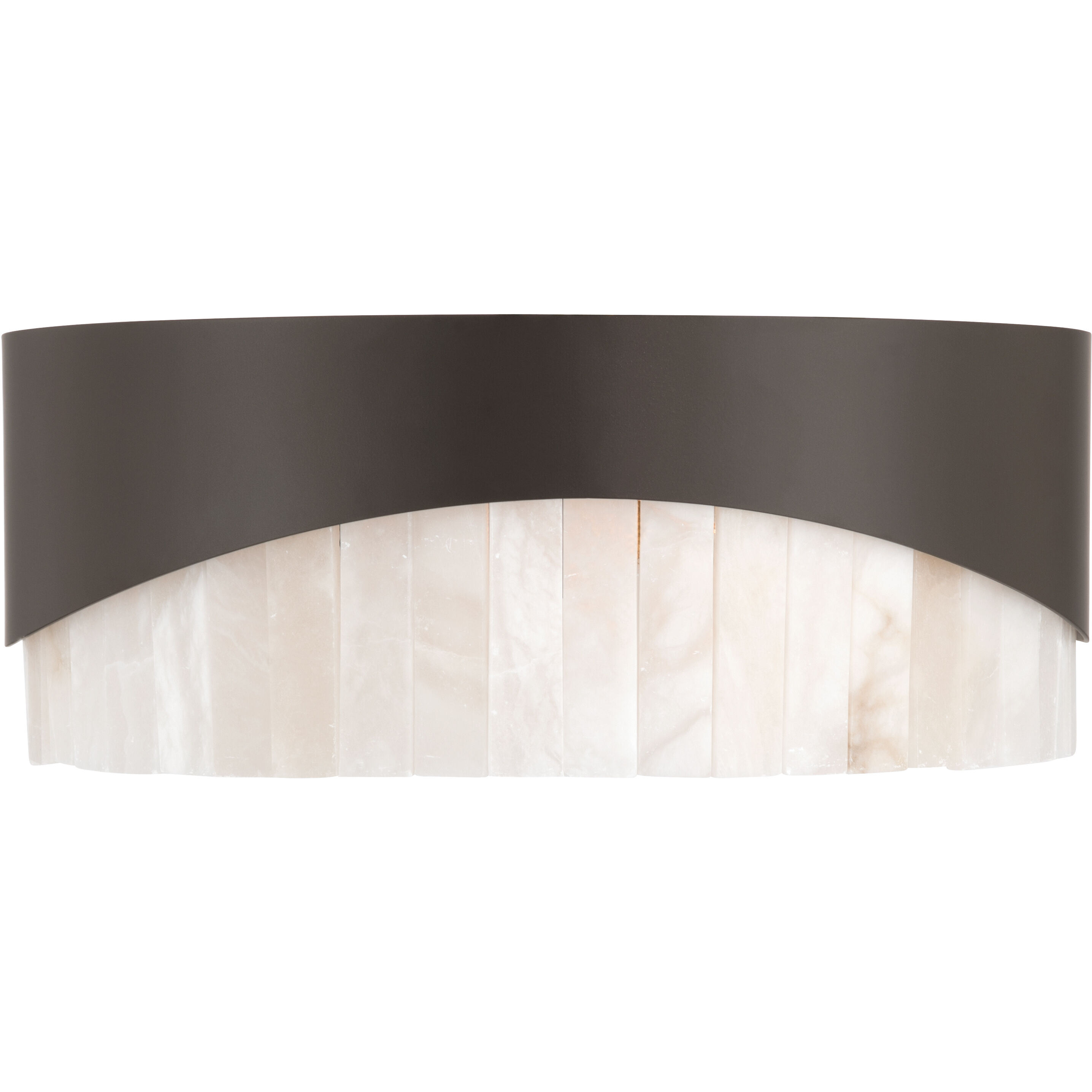 Sway 3 Light 16 inch Dark Bronze Flush Mount Ceiling Light