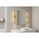 Aro LED 24 inch Satin Brass Vanity Light Wall Light