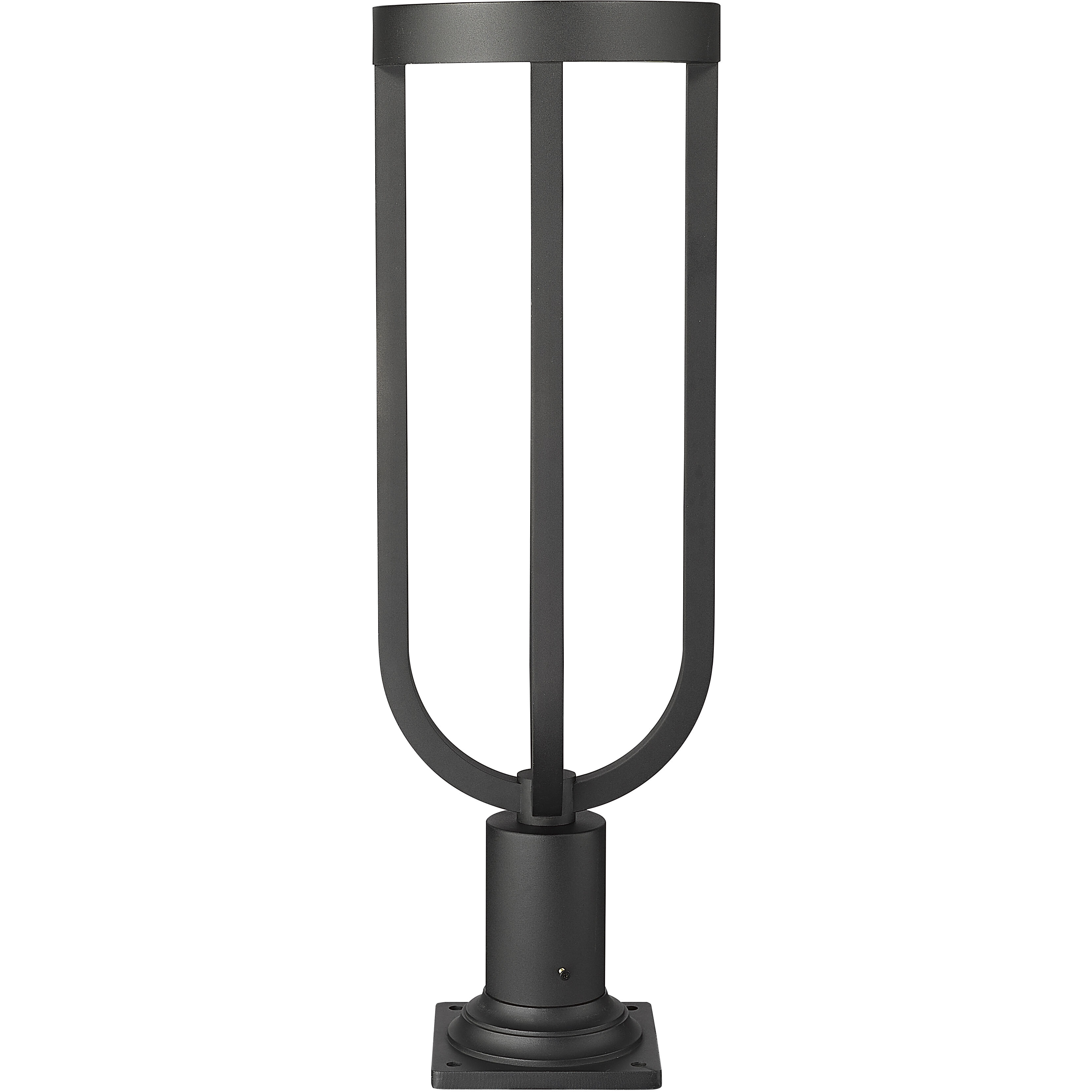 Leland LED 28.25 inch Sand Black Outdoor Pier Mounted Fixture