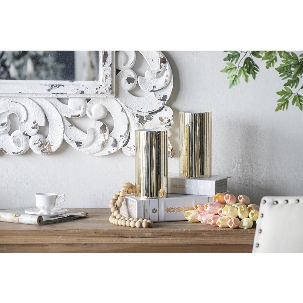 Speckled 8 X 4 inch LED Candle