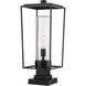 Sheridan 1 Light 24.75 inch Black Outdoor Pier Mounted Fixture