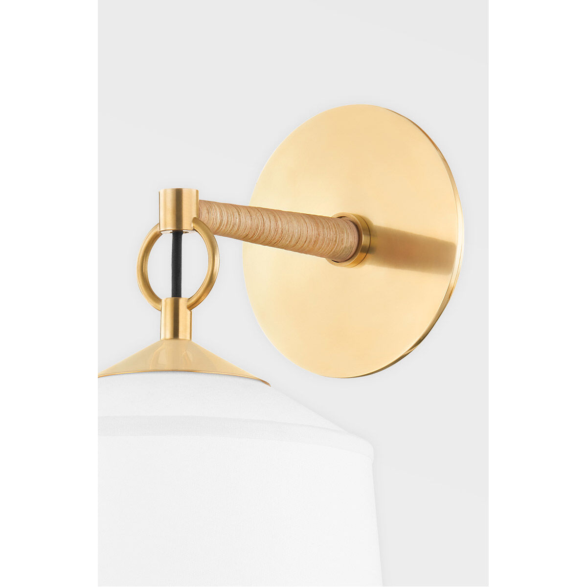 White Plains 1 Light 8.5 inch Aged Brass Wall Sconce Wall Light