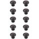 Minu Oil-Rubbed Bronze Hardware Cabinet Knob, Set of 10