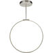 Cirque Pendant Ceiling Light in Brushed Nickel
