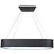 Lazio LED 23.5 inch Black Chandelier Ceiling Light