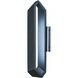 Pitch LED 4.75 inch Coal ADA Wall Sconce Wall Light, Outdoor