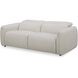 Eli White Sofa, Power Recliner