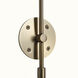 Luna Bella 1 Light 10 inch Matte Black and Weathered Brass Wall Sconce Wall Light