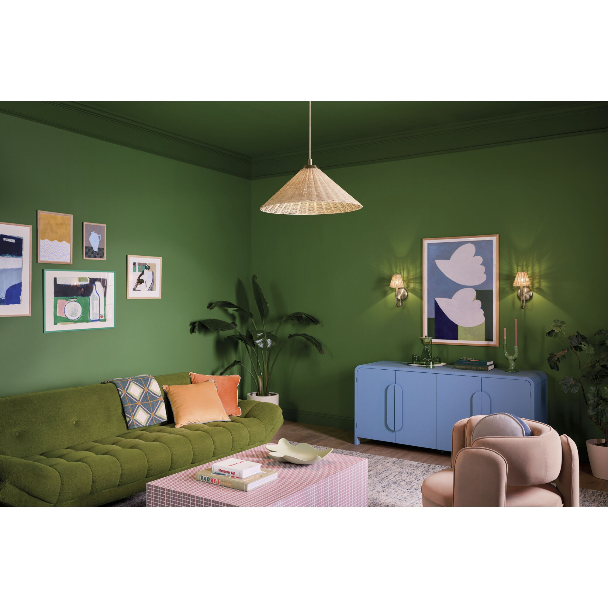 Bekah 1 Light Champagne Bronze Pendant Ceiling Light, Convertible