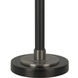 Bruno 26 inch 150 watt Lead Bronze with Ebonized Nickel Table Lamp Portable Light in Fondine