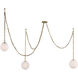 Marbelle 3 Light 80.25 inch Legacy Brass Pendant Ceiling Light