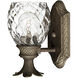 Plantation 1 Light 6.5 inch Pearl Bronze Vanity Light Wall Light