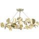 Laurel 6 Light 28 inch Gilded Silver Semi-Flush Mount Ceiling Light, Design Series