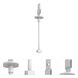 Ventrix White Track Component Ceiling Light