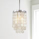 Shelby 1 Light 8.25 inch Polished Nickel Pendant Ceiling Light