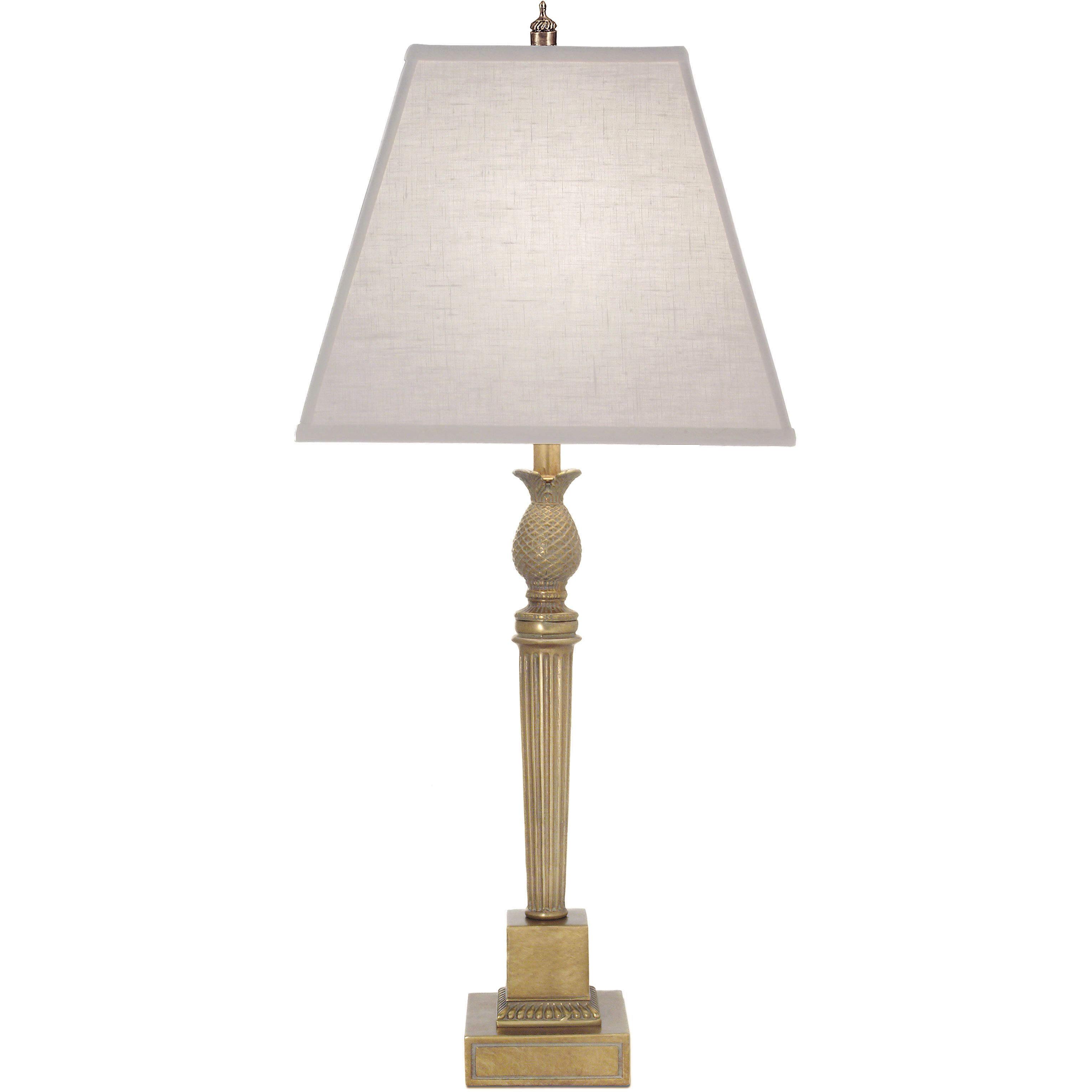 Ellie 33 inch 150.00 watt Polished Honey Brass Table Lamp Portable Light, Square