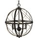 Gerald Ave 3 Light 16 inch Antique Bronze Pendant Ceiling Light
