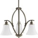 Joy 3 Light 20 inch Antique Bronze Chandelier Ceiling Light