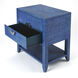 Butler Loft Amelle Blue Raffia 28 X 24 inch Navy Raffia Accent Table