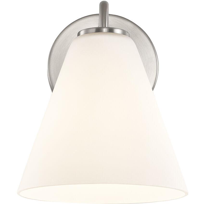 Fusion Collection - Pavia Family 1 Light 6.75 inch Brushed Nickel Wall Sconce Wall Light, EVOLV
