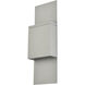 Raine 17 inch Silver Outdoor Wall Light