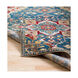 Hannibal 59 X 31 inch Navy/Khaki/Dark Red/White/Bright Yellow/Saffron Rugs, Rectangle