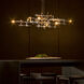 Grid 6 Light 53.6 inch Vintage Platinum Pendant Ceiling Light - Open Box