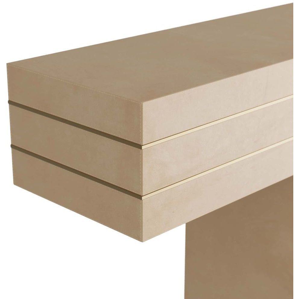 Romeo Taupe Console Table