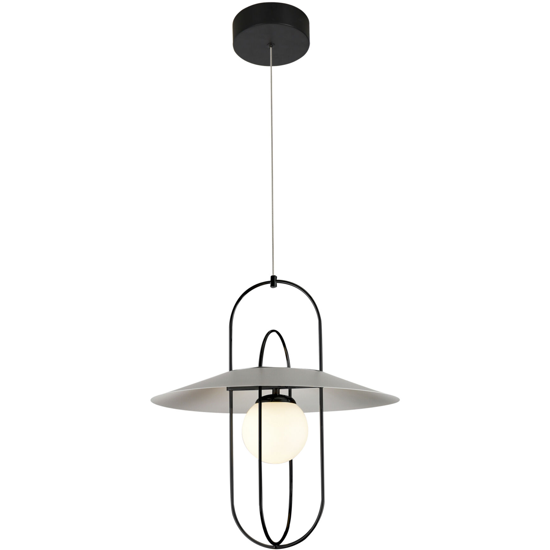 Artisan Collection/ LYRA Series 18 inch Black Pendant Ceiling Light