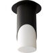 Ellipse LED 6 inch Black Flush Mount Ceiling Light