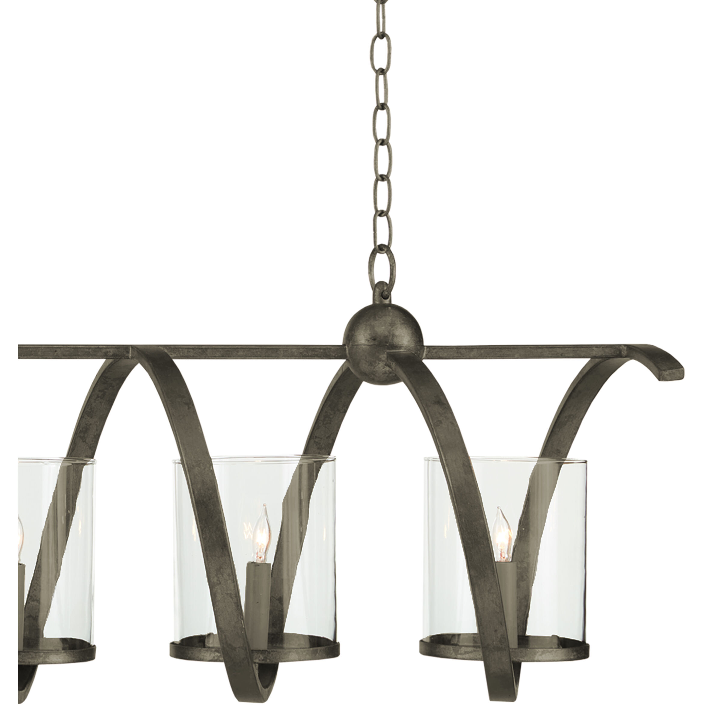 Maximus 5 Light 47 inch Pyrite Bronze Chandelier Ceiling Light