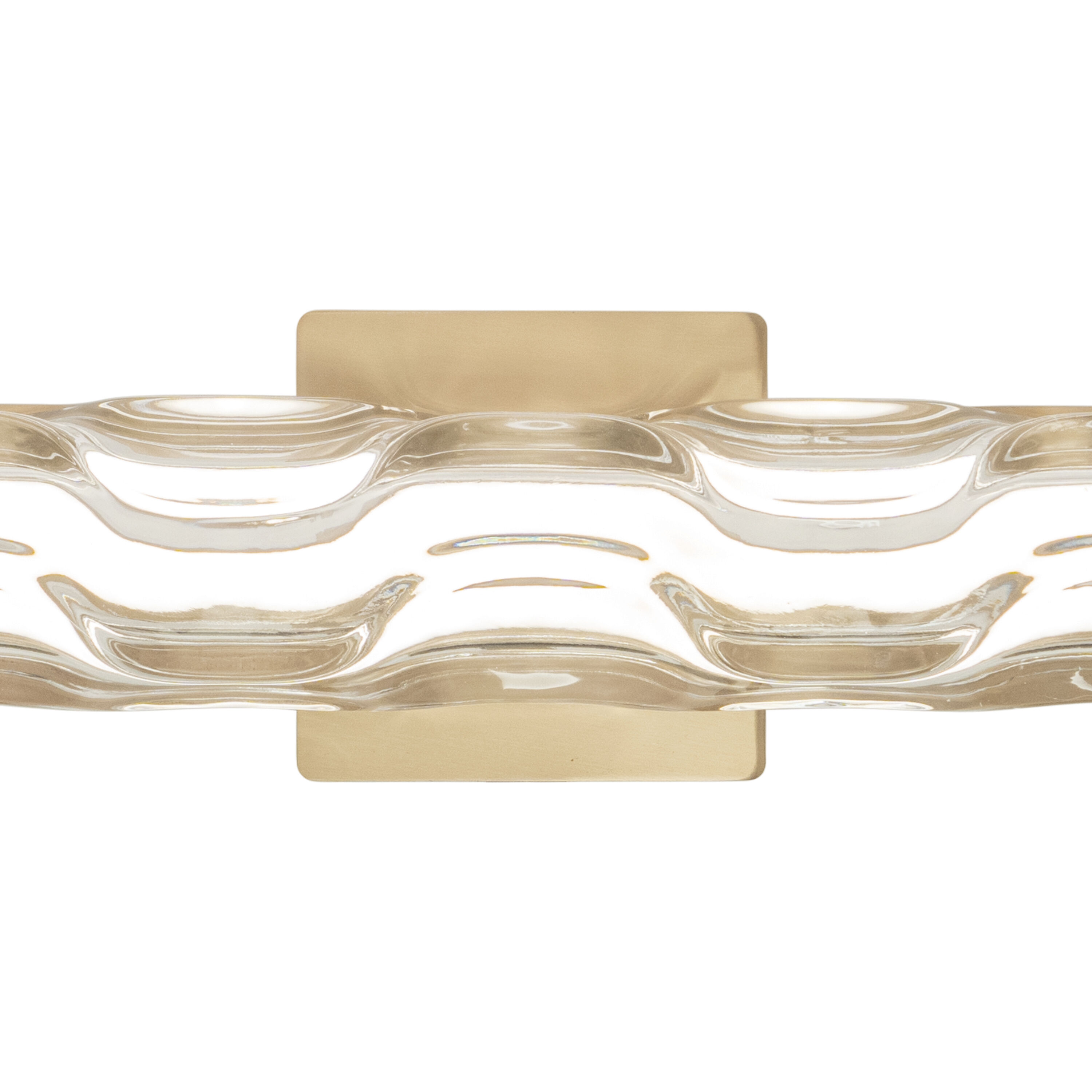 Marseille LED 24 inch Natural Brass Bathroom Light Wall Light