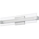 Salon LED 25 inch Polished Chrome Bath Light Wall Light