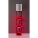 Keely 56.83 inch 150 watt Black RGB Color Changing Shelf Floor Lamp Portable Light, Simplee Adesso