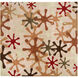 Athena 117 X 117 inch Brown and Red Area Rug, Wool
