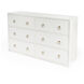 Lark 6 Drawer Dresser in White