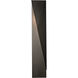 Carbon 1 Light 37.9 inch Coastal Oil Rubbed Bronze Outdoor Sconce, Medium